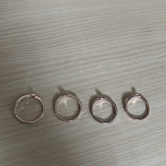 Express Rose Gold Stackable Rings 8 - Picture 7 of 11